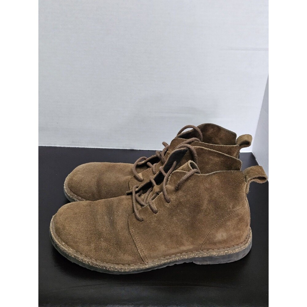 Sz 10 EU43 - BIRKENSTOCK UPPSALA MID BROWN DESERT BOOTS SHOES BROWN